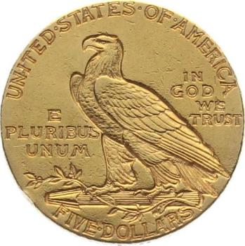 Preview: USA 5 $ 1909 o. Mzz. Indian Head